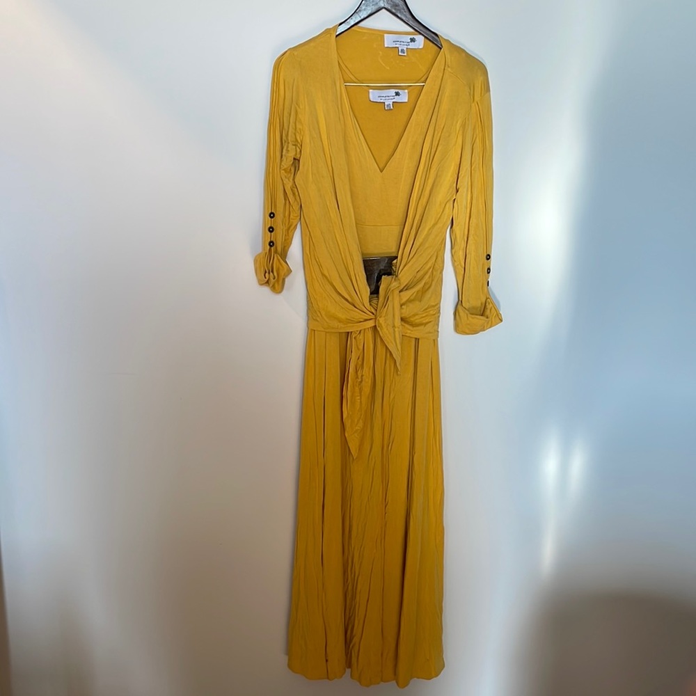 Completely Me by Liz Lange yellow sweater and dress set